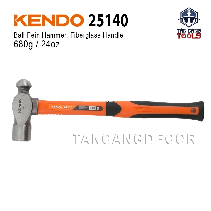 Búa Đầu Bi, Tay Cầm Sợi Thủy Tinh 680g/24oz Kendo 25140