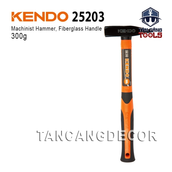 Búa Cơ Khí, Tay Cầm Sợi Thủy Tinh 300g Kendo 25203
