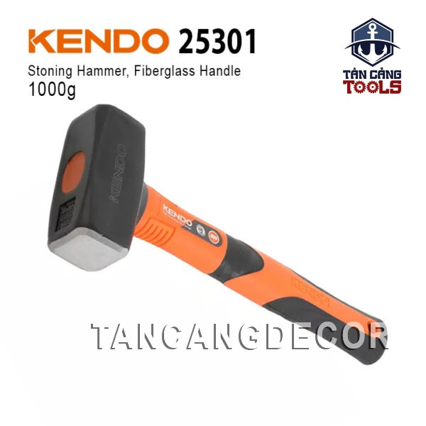 Búa Cơ Khí, Tay Cầm Sợi Thủy Tinh 1000g Kendo 25301