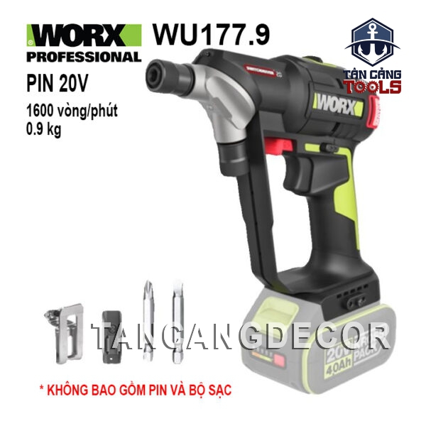 Máy Khoan Pin Đa Năng 2 Trong 1 20V Worx WU177 ( Thân Máy )
