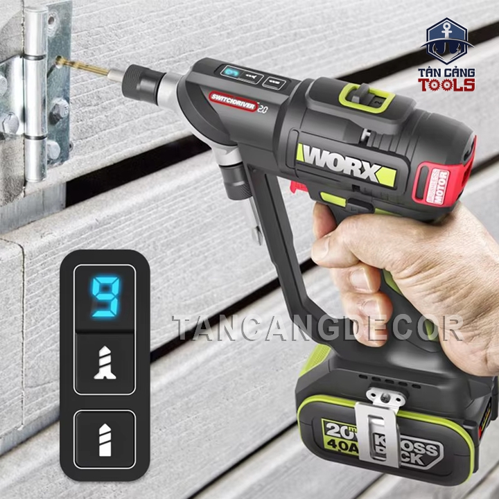 Máy Khoan Pin Đa Năng 2 Trong 1 20V Worx WU177 ( Thân Máy ) - Ảnh 7