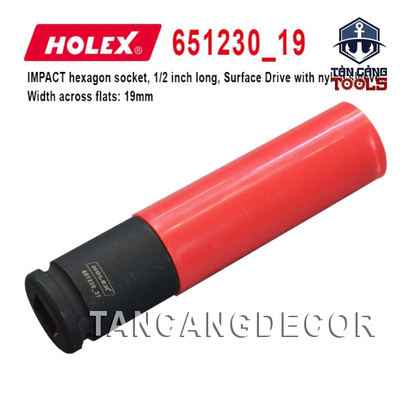 Đầu Tuýp 1/2 Inches 19 mm Chống Xước Lazang Holex 651230_19