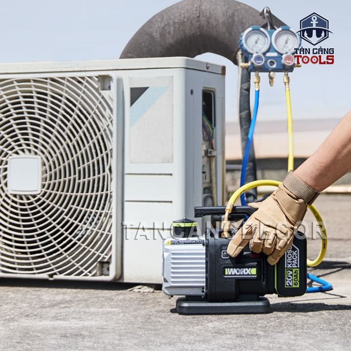 Máy Hút Chân Không Dùng Pin 20V Worx WU090 ( Thân Máy ) - Ảnh 4