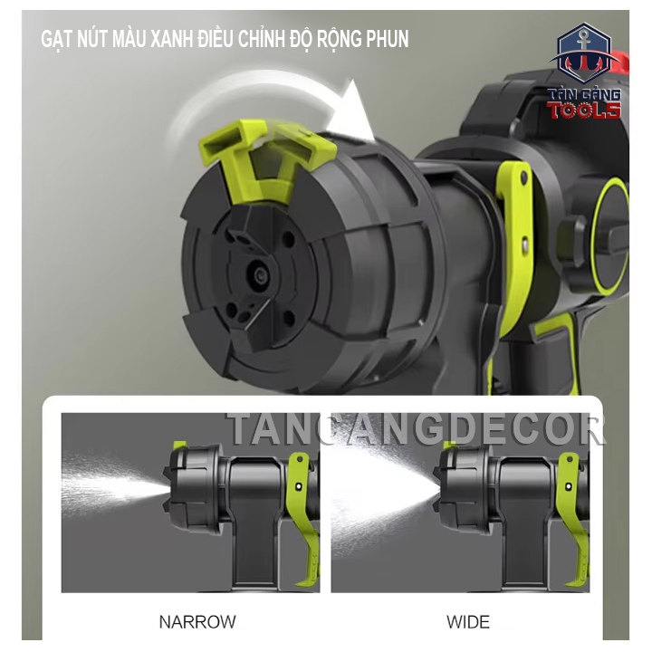 Máy Phun Sơn Dùng Pin 20V Worx WU056 ( Thân Máy ) - Ảnh 6