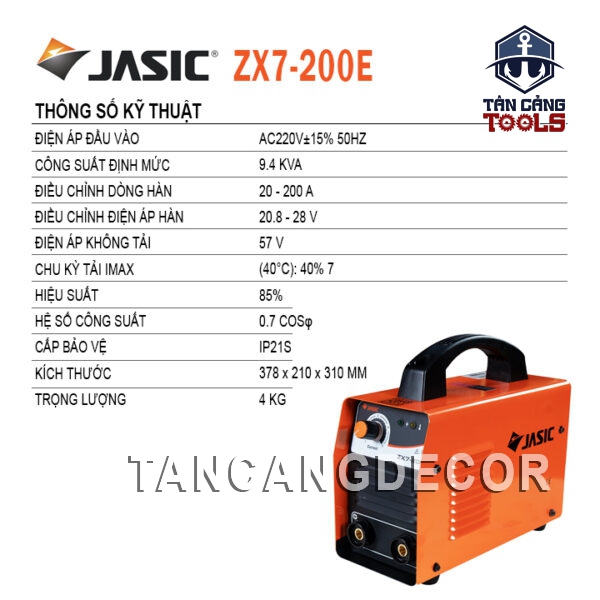 Alternative view of Máy Hàn Que Jasic ZX7-200E