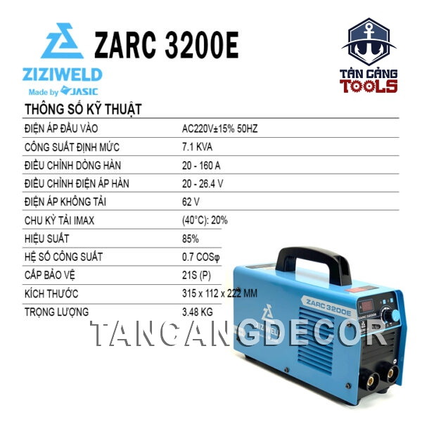 Alternative view of Máy Hàn Que Điện Tử Ziziweld ZARC 3200E