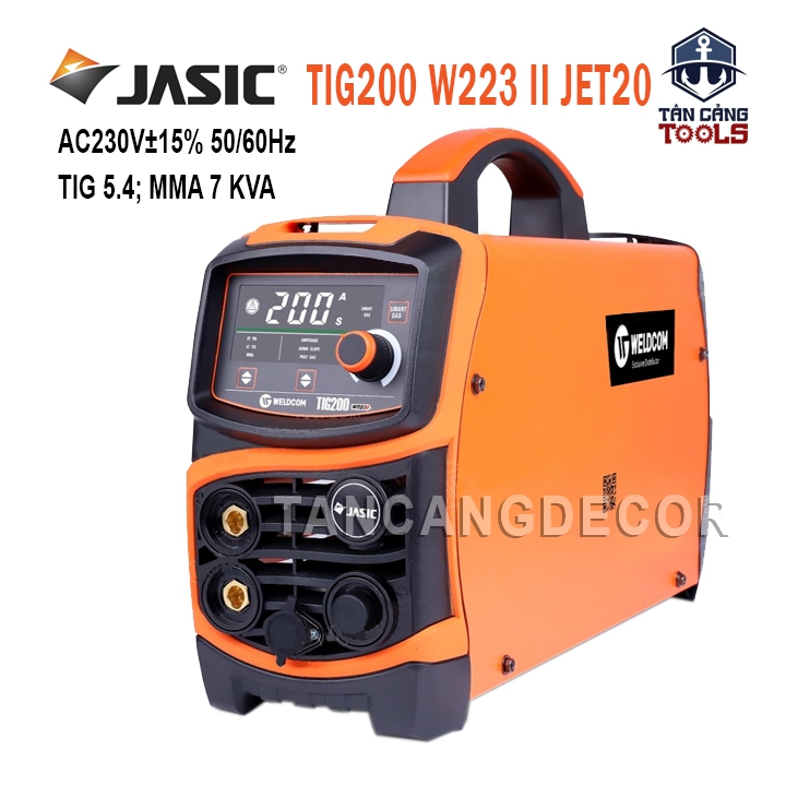Máy Hàn Tig Điện Tử Jasic TIG200 W223 II JET20