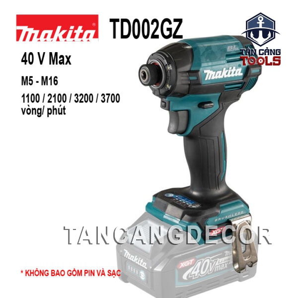 Máy Vặn Vít Dùng Pin 40V Makita TD002GZ ( Thân Máy )