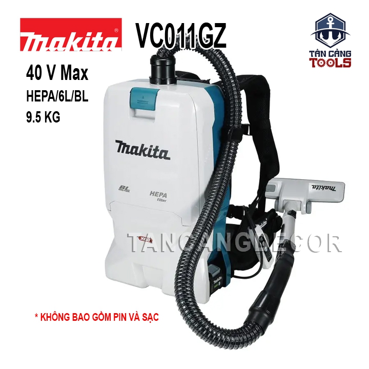 Máy Hút Bụi Đeo Vai Dùng Pin 40V Makita VC011GZ ( Thân Máy )