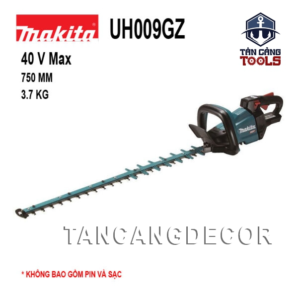 Máy Tỉa Hàng Rào 750 mm Dùng Pin 40V Makita UH009GZ ( Thân máy )
