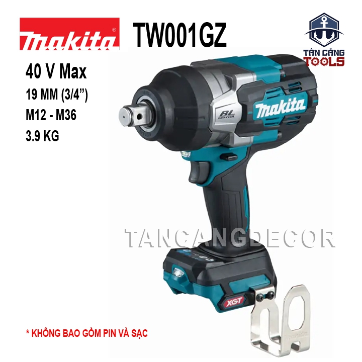 Máy Siết Bu Lông Dùng Pin 40V Makita TW001GZ ( Thân Máy )