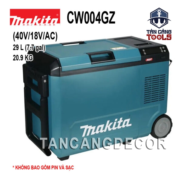 Máy Làm Mát Và Nóng Dùng Pin Và Điện 25 Lít Makita CW004GZ (40V/18V/AC)  ( Thân Máy )