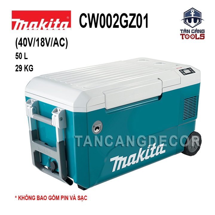 Máy Làm Mát Và Nóng Dùng Pin Và Điện 50 Lít Makita CW002GZ01 (40V/18V/AC)  ( Thân Máy )