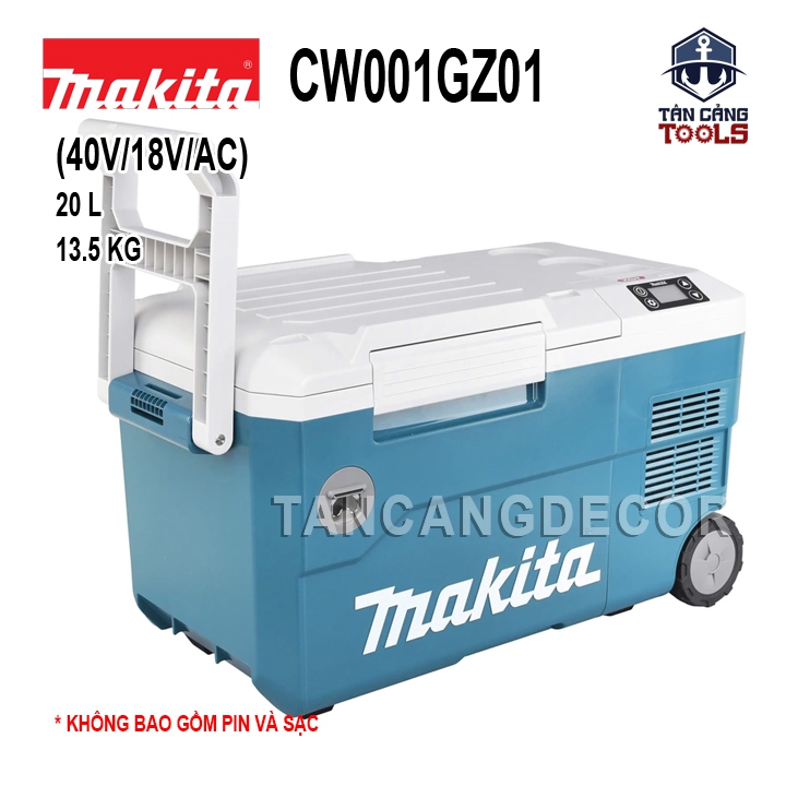 Máy Làm Mát Và Nóng Dùng Pin Và Điện 20 Lít Makita CW001GZ01 (40V/18V/AC) ( Thân Máy )