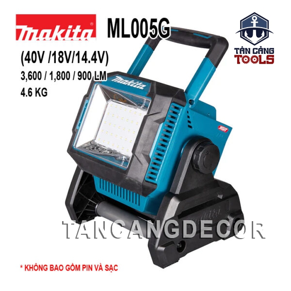 Đèn Công Trường Dùng Pin 40V Makita ML005G ( Thân Máy )