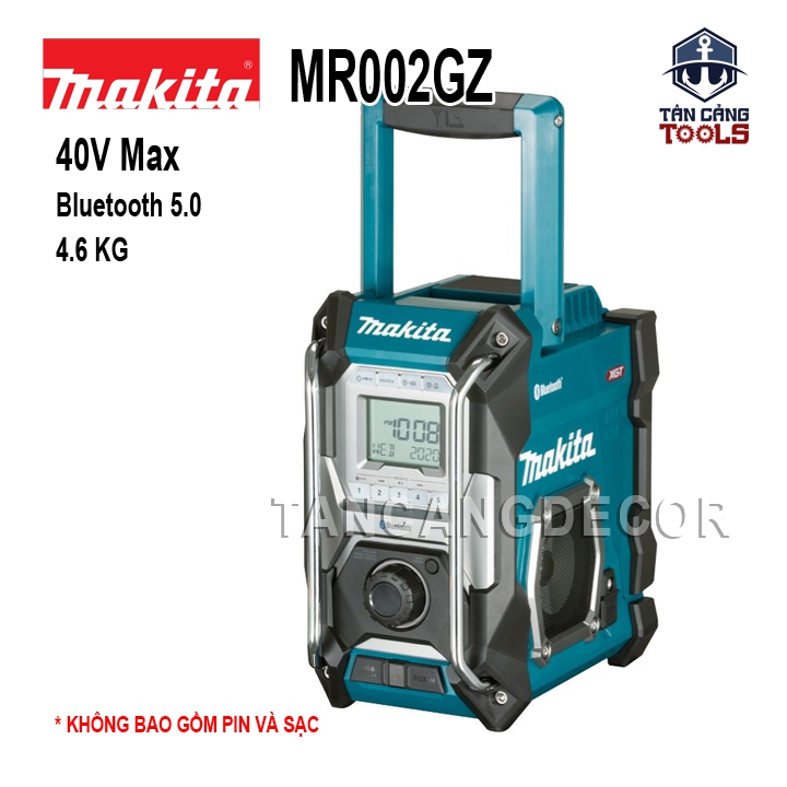 Radio Công Trường Dùng Pin Và Điện Makita MR002GZ  (18V/14.4V/12V MAX/AC) ( Thân Máy )