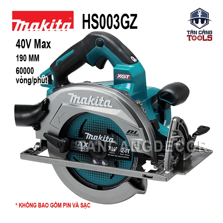Máy Cưa Đĩa Dùng Pin 185 mm Dùng Pin 40V Makita HS003GZ ( Thân Máy )