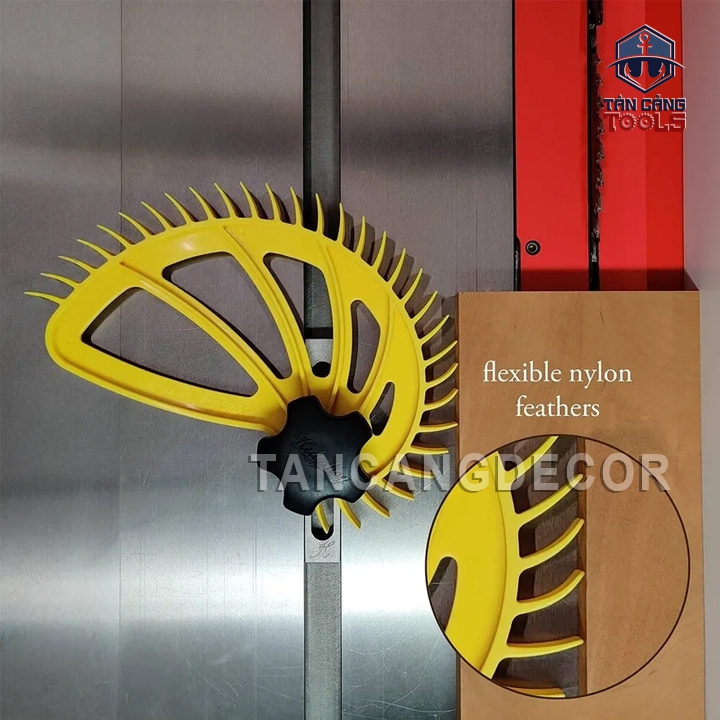 Bàn Hỗ Trợ Đẩy Phôi Bán Nguyệt Có Răng Cưa ( Chống Kickback ) - Ảnh 3