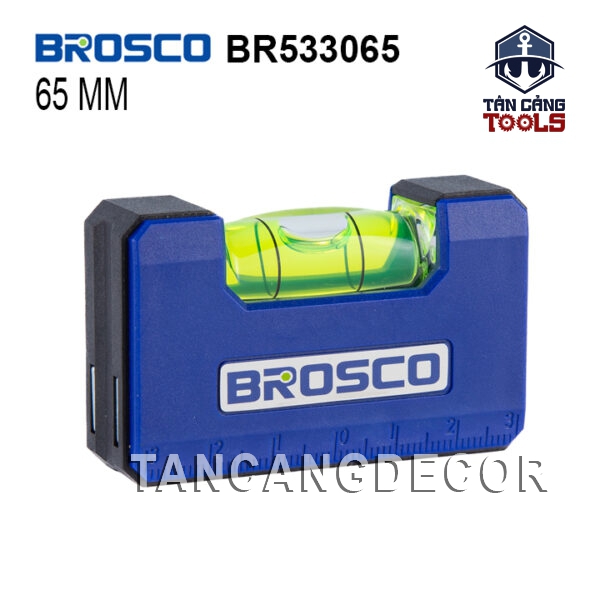 Thước Nivo Mini 6.5 Cm Brosco BR533065 ( Có Nam Châm 2 Mặt )