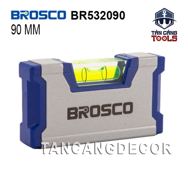 Thước Nivo Mini Nhôm Đúc 9 Cm Brosco BR532090