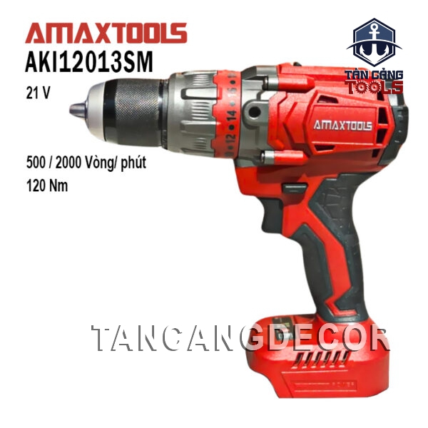 Máy Khoan Động Lực Dùng Pin 21V Amaxtools AKI12013SM ( Thân Máy )
