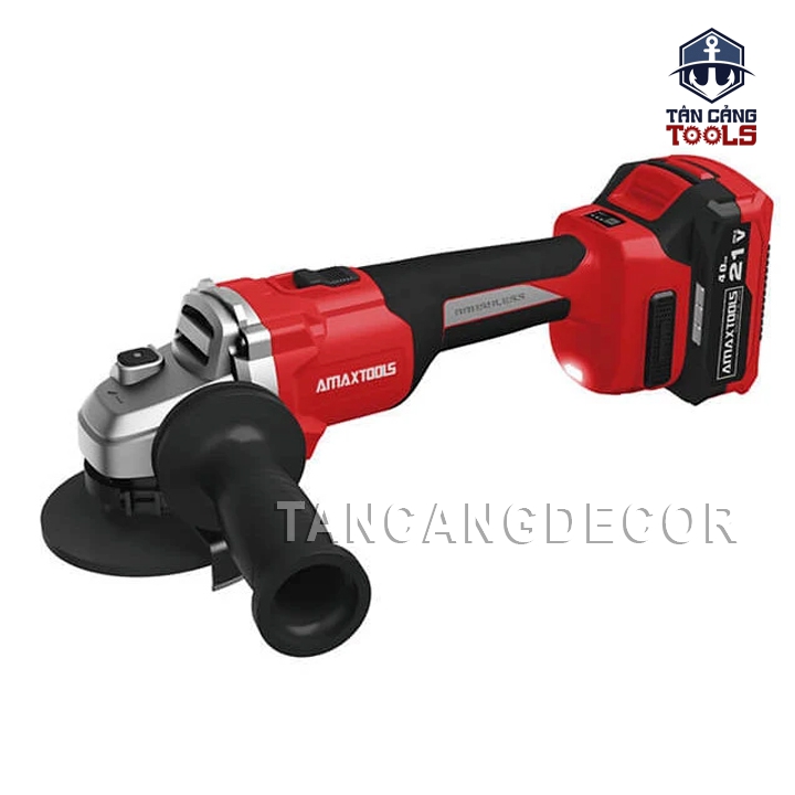 Máy Mài Góc 100 mm Dùng Pin 21V Amaxtools AM100SM (Thân Máy) - Ảnh 3