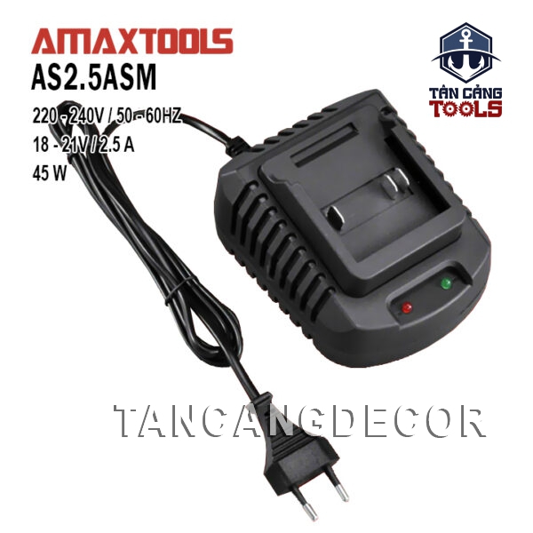 Sạc Pin 20V 2.5 Ah Amaxtools AS2.5ASM