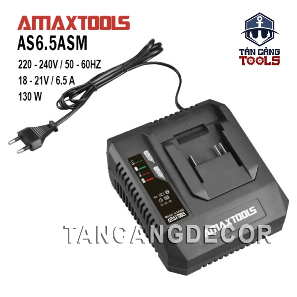 Sạc Pin 20V 6.5 Ah Amaxtools AS6.5ASM