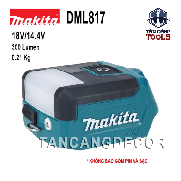 Đèn Led Dùng Pin 18V Makita DML817 ( Thân Máy )