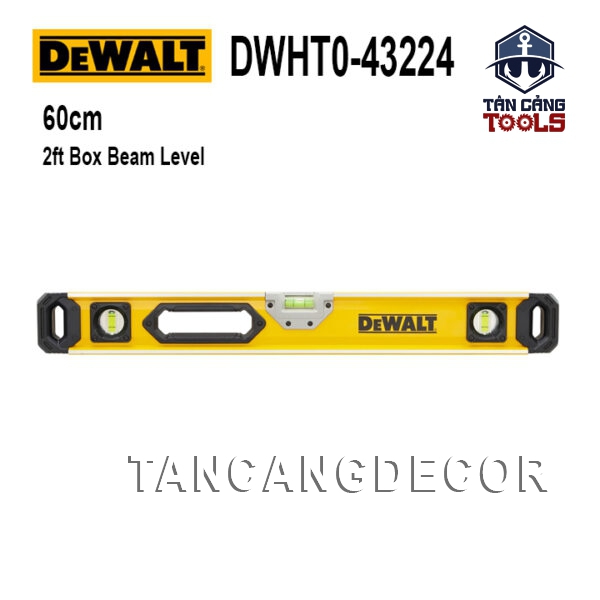 Thước Nivo 3 Vạch Thủy 60 Cm Dewalt DWHT0-43224