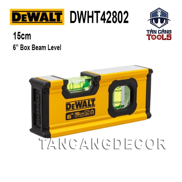 Thước Nivo 15 Cm Dewalt DWHT42802 ( Có Nam Châm )