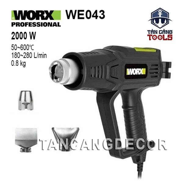 Máy Thổi Nhiệt 6 Cấp Độ WORX WE043
