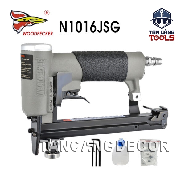 Súng Bắn Đinh U Dùng Hơi Woodpecker N1016JSG ( Liên Thanh, Có Bi Tựa )