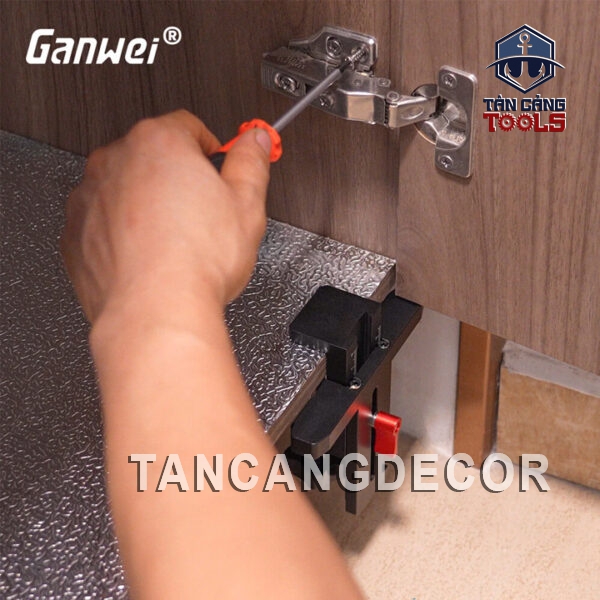 Bộ Cử Định Vị Lắp Cánh Tủ Ganwei