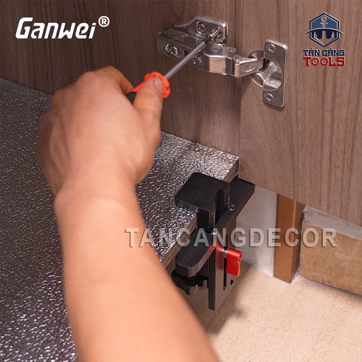 Bộ Cử Định Vị Lắp Cánh Tủ Ganwei