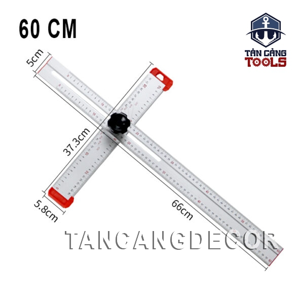 Thước Đo Góc Chữ T 60 Cm