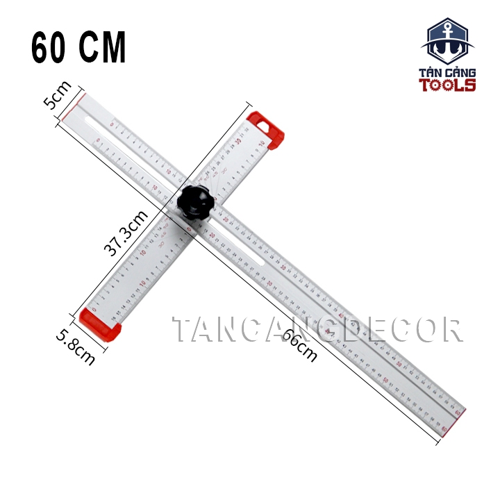 Thước Đo Góc Chữ T 60 Cm