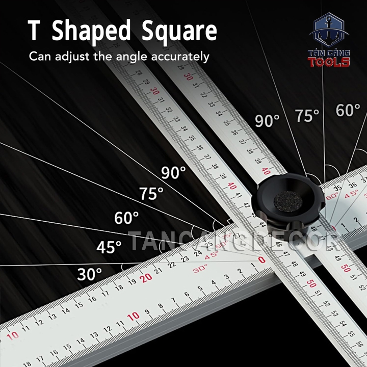 Thước Đo Góc Chữ T 120 Cm - Ảnh 7