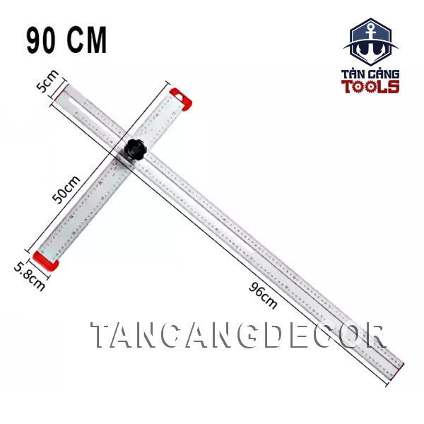 Thước Đo Góc Chữ T 90 Cm