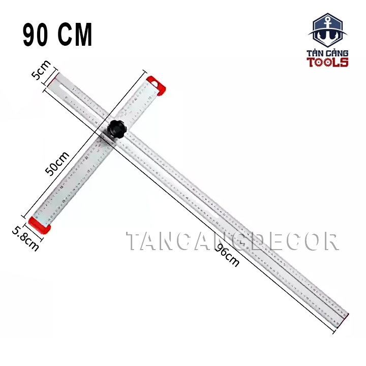 Thước Đo Góc Chữ T 90 Cm
