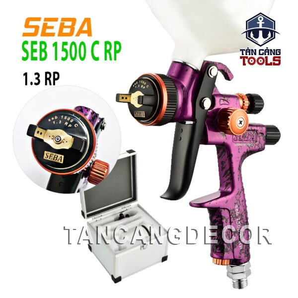 Súng Phun Sơn 1.3 mm Seba 1500C RP 600 cc