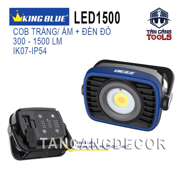 Đèn Pin Chiếu Sáng Cắm Trại 1500 Lumens Kingblue LED1500