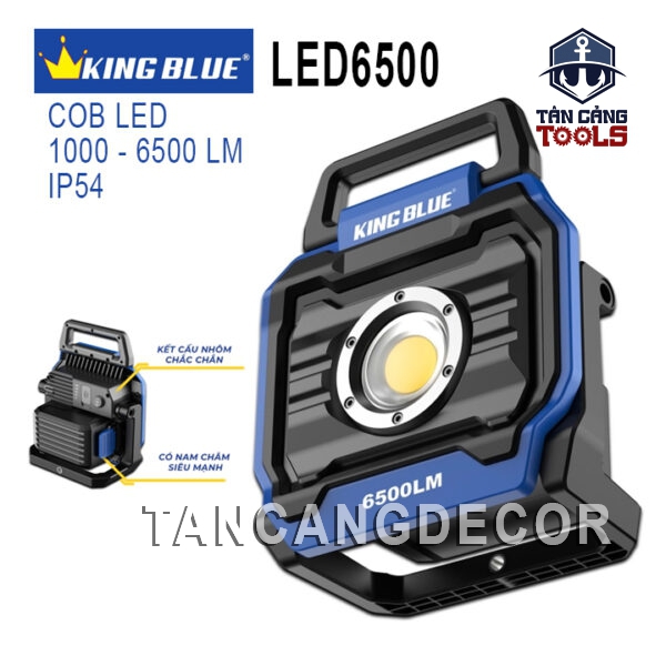 Đèn Pin Chiếu Sáng Công Trình 6500 Lumens Kingblue LED6500