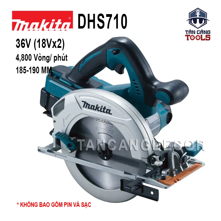 Máy Cưa Đĩa 190mm Dùng Pin 18V x 2 Makita DHS710 ( Thân Máy )