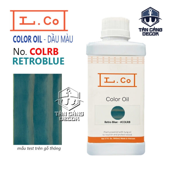 Dầu Màu L.Co – Màu Retro Blue COLRB - L.Co Color Oil Retro Blue