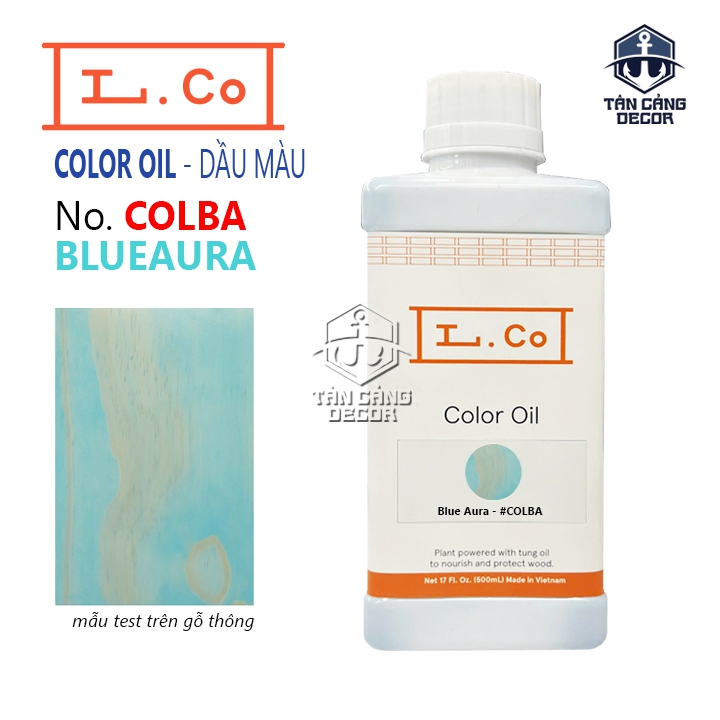 Dầu Màu L.Co – Màu Blue Aura COLBA - L.Co Color Oil Blue Aura