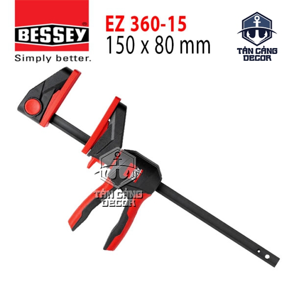 Cảo Kẹp Nhanh Công Nghiệp Xoay 360 Độ 150 mm Bessey EZ360-15