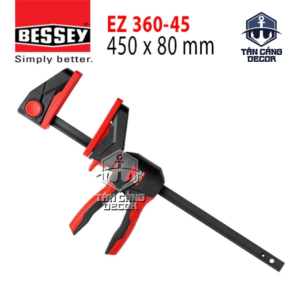 Cảo Kẹp Nhanh Công Nghiệp Xoay 360 Độ 450 mm Bessey EZ360-45