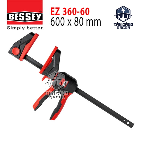 Cảo Kẹp Nhanh Công Nghiệp Xoay 360 Độ 600 mm Bessey EZ360-60