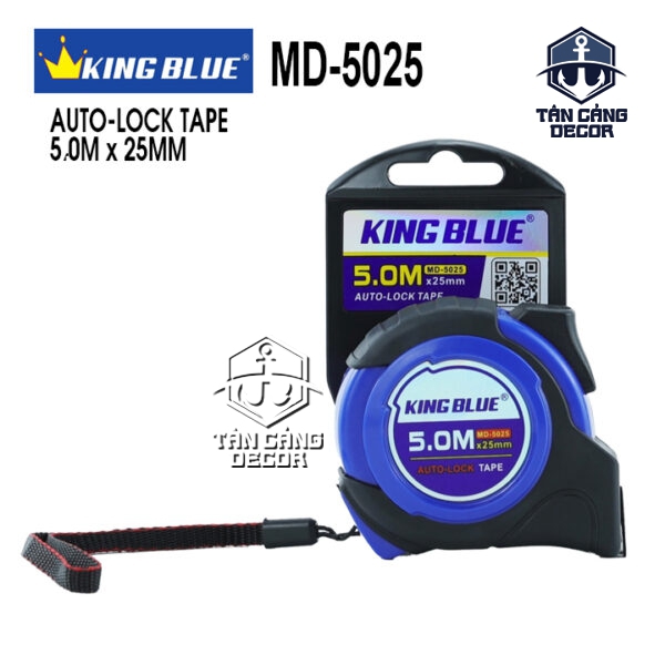 Thước Cuộn Thép Lỗ Ban 5 M Kingblue MD-5025 Tự Dừng